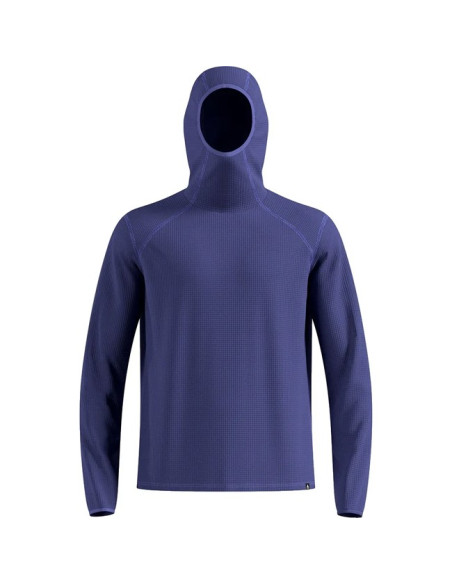 Bluza Odlo MID LAYER HOODY CUBIC Skipper Blue