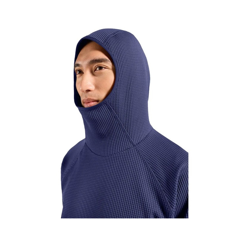 Megztinis Odlo MID LAYER HOODY CUBIC Skipper Blue