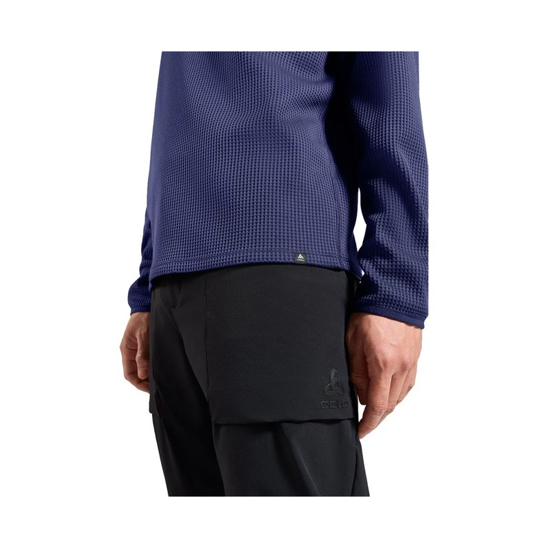 Bluza Odlo MID LAYER HOODY CUBIC Skipper Blue