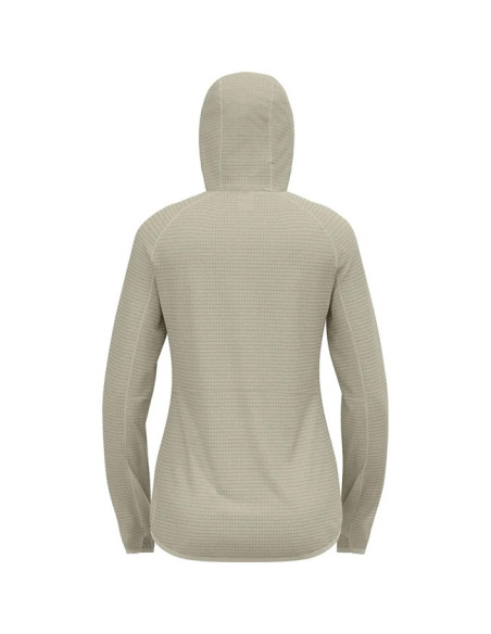 Mikina Odlo MID LAYER HOODY FZ ASCENT Agate Gray