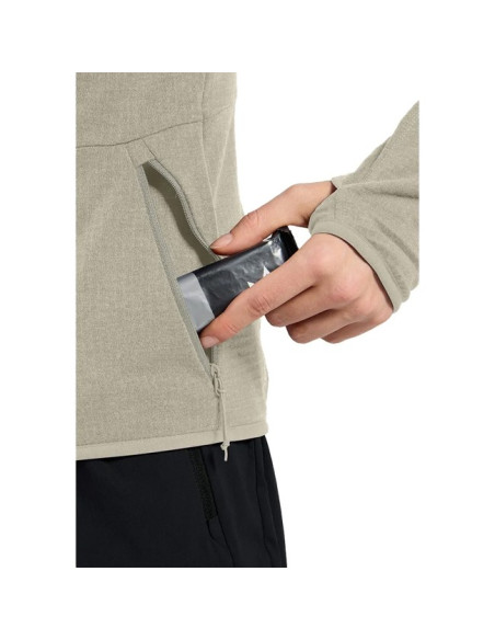 Megztinis Odlo MID LAYER HOODY FZ ASCENT Agate Gray