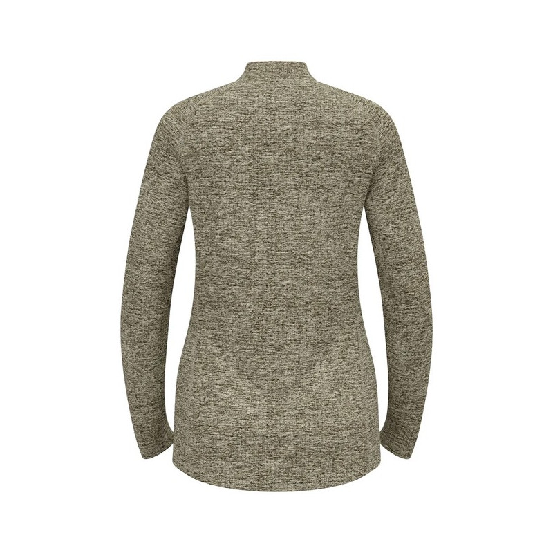 Polar Fleece Odlo MID LAYER FZ TENCIA Vetiver Melange