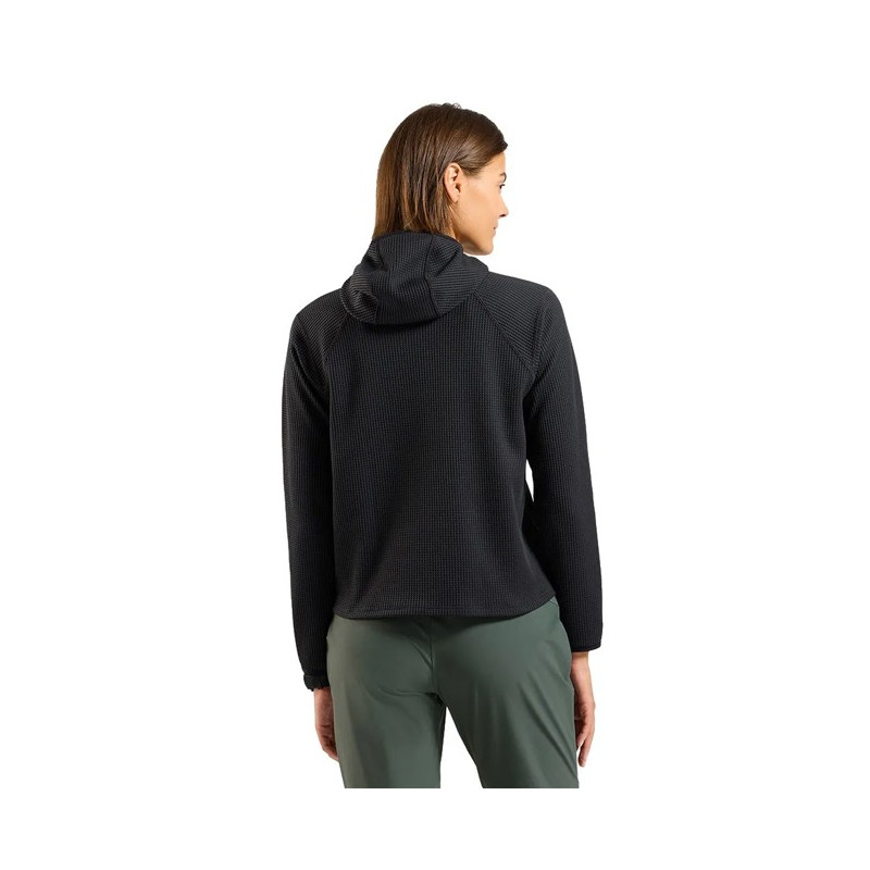 Felpa Odlo MID LAYER HOODY CUBIC Black