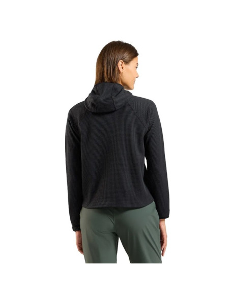 Sweatshirt Odlo MID LAYER HOODY CUBIC Black