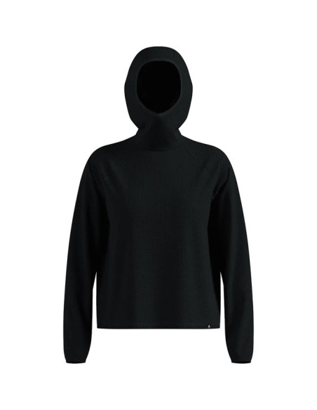 College Odlo MID LAYER HOODY CUBIC Black