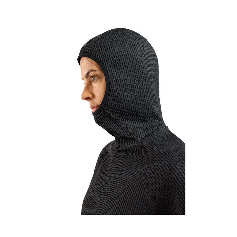 Mikina Odlo MID LAYER HOODY CUBIC Black