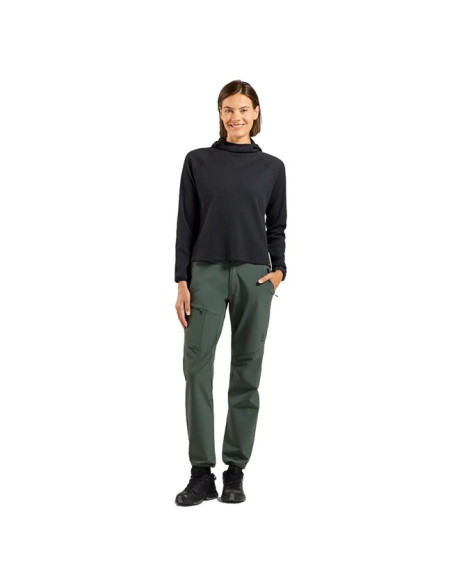 College Odlo MID LAYER HOODY CUBIC Black