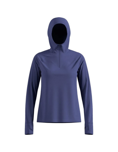 Megztinis Odlo MID LAYER HOODY X-ALP Skipper Blue