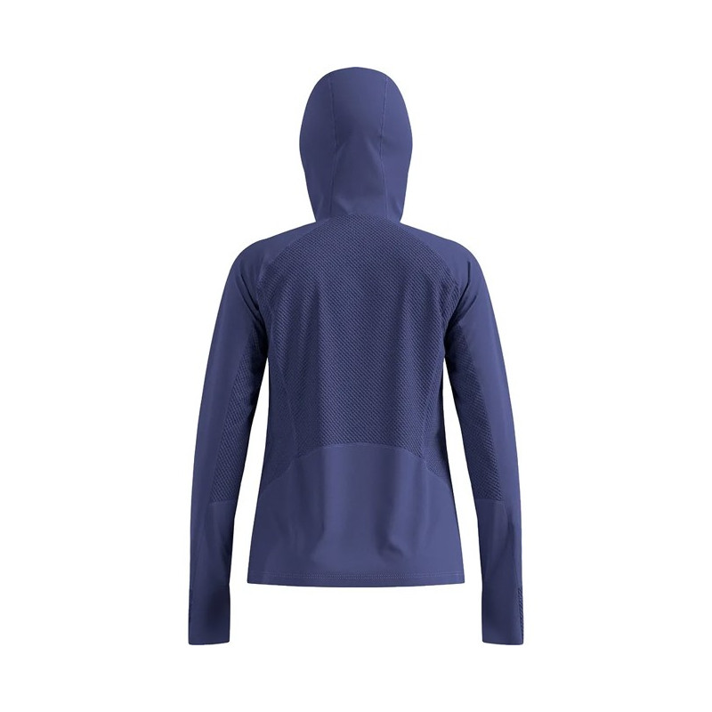Pulóver Odlo MID LAYER HOODY X-ALP Skipper Blue