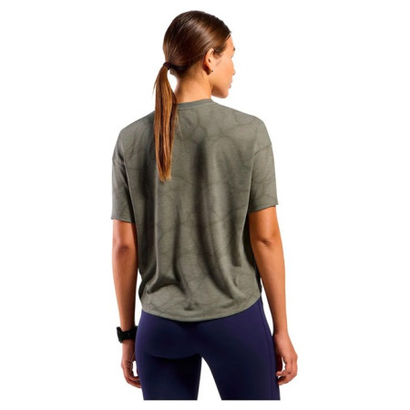 T-Shirt Odlo CREW SS ACTIVE 365 NAT BLEND PRINT Vetiv 2