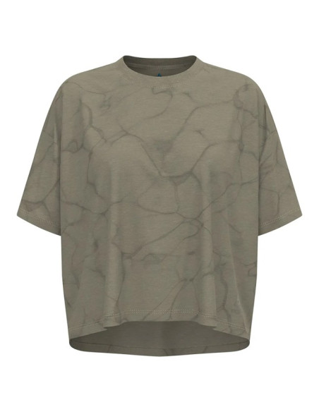 Koszulka Odlo CREW SS ACTIVE 365 NAT BLEND PRINT Vetiv