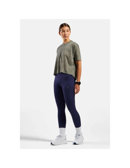 Koszulka Odlo CREW SS ACTIVE 365 NAT BLEND PRINT Vetiv