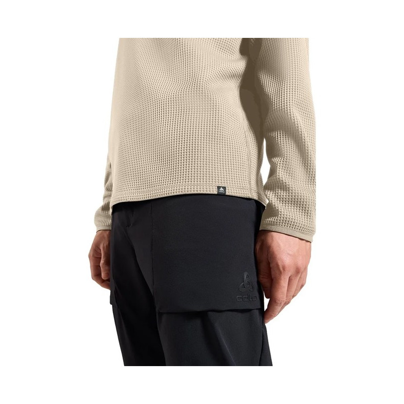 Mikina Odlo MID LAYER HOODY CUBIC Agate Gray