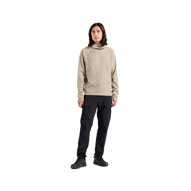 Mikina Odlo MID LAYER HOODY CUBIC Agate Gray