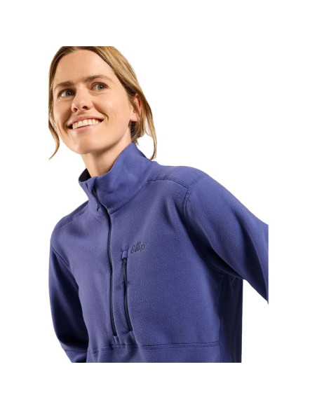 Fliskakna Odlo MID LAYER 1/2 ZIP CLASSIC Skipper Blue