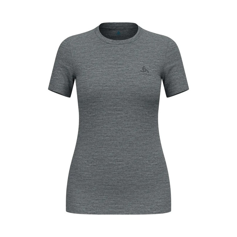 Majica s kratkimi rokavi Odlo BL TOP CREW SS MERINO 160 Steel Gre