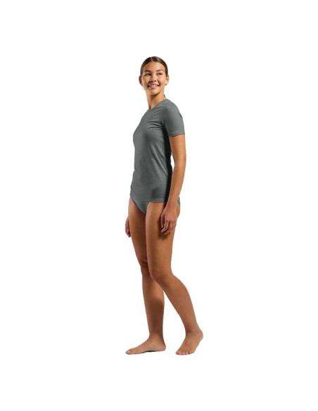 Majica s kratkimi rokavi Odlo BL TOP CREW SS MERINO 160 Steel Gre