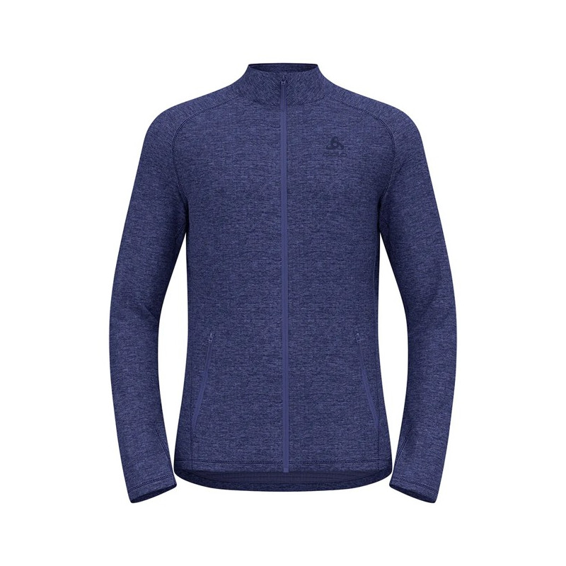 Fliskakna Odlo MID LAYER FZ TENCIA Skipper Blue Melange