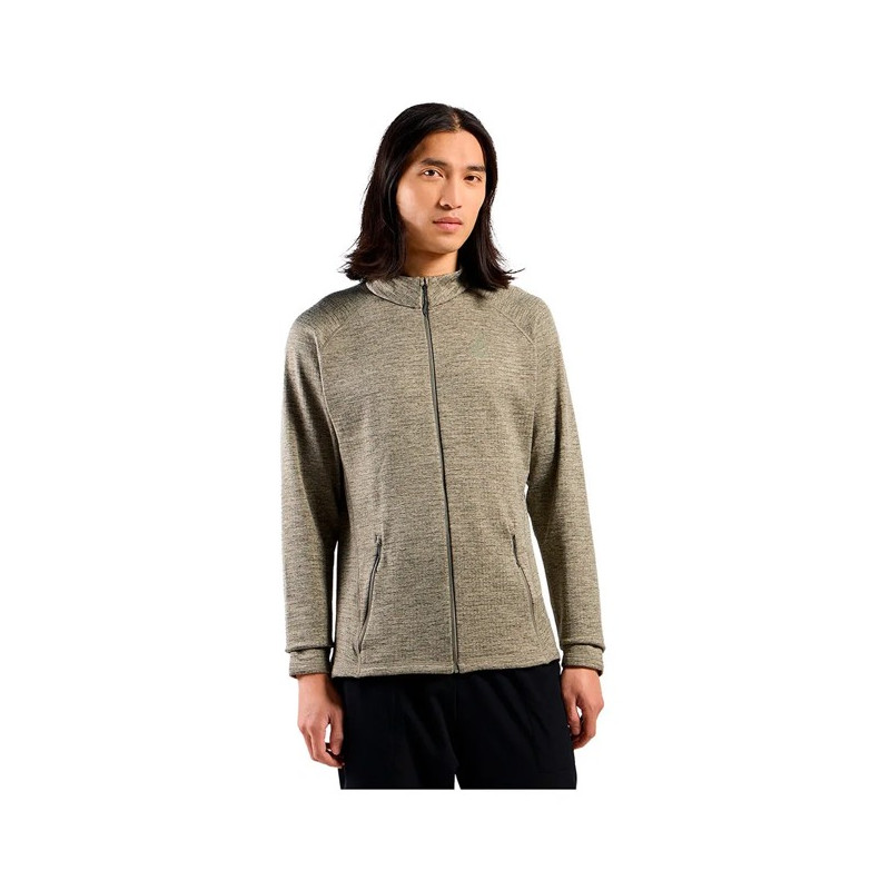 Polar Odlo MID LAYER FZ TENCIA Vetiver Melange