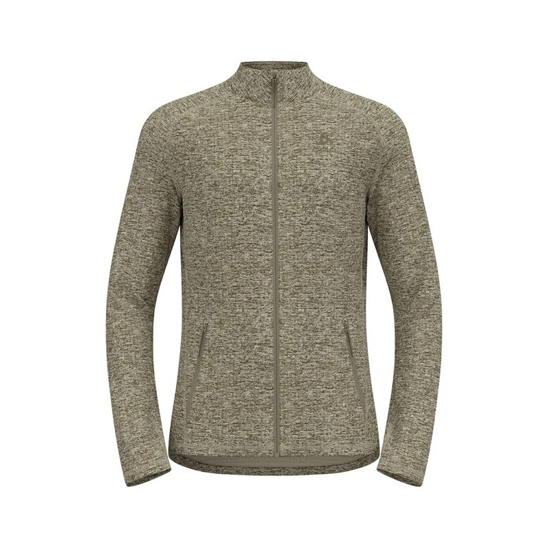 Polarfleece Odlo MID LAYER FZ TENCIA Vetiver Melange