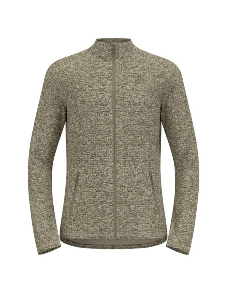 Fleece Odlo MID LAYER FZ TENCIA Vetiver Melange