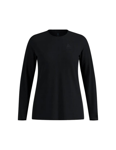 Maglietta Odlo T-SHIRT CREW LS ZW CHILL-TEC Black