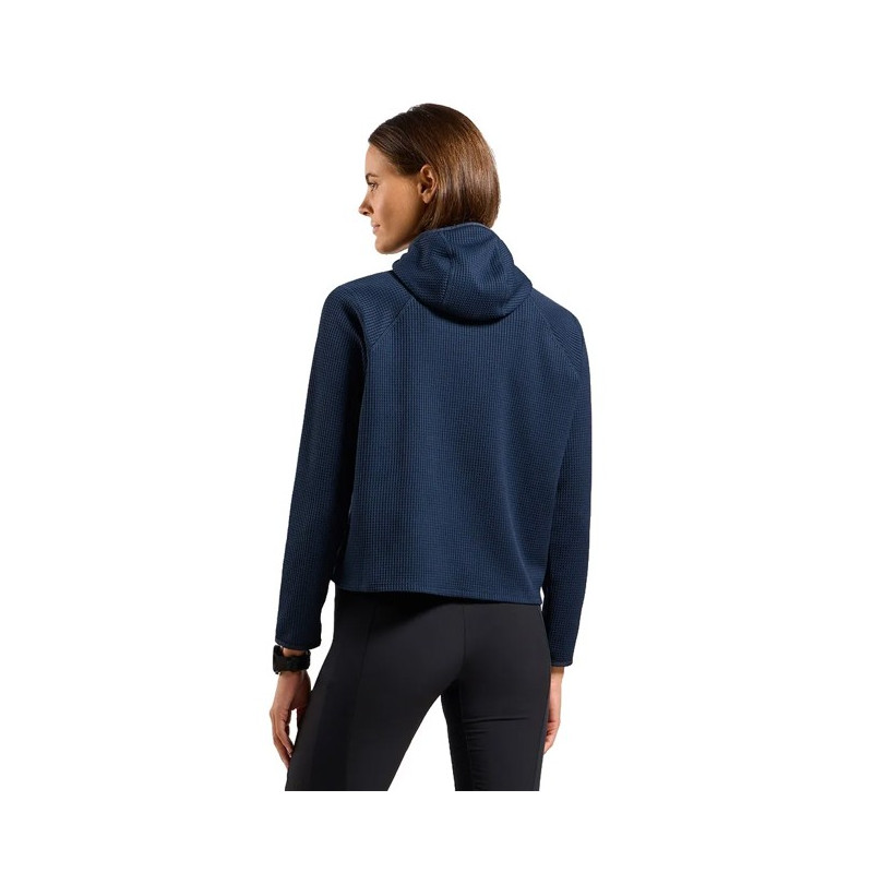 Sweatshirt Odlo MID LAYER HOODY CUBIC Dark Sapphire
