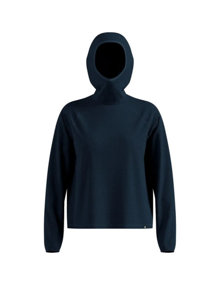 Bluza Odlo MID LAYER HOODY CUBIC Dark Sapphire