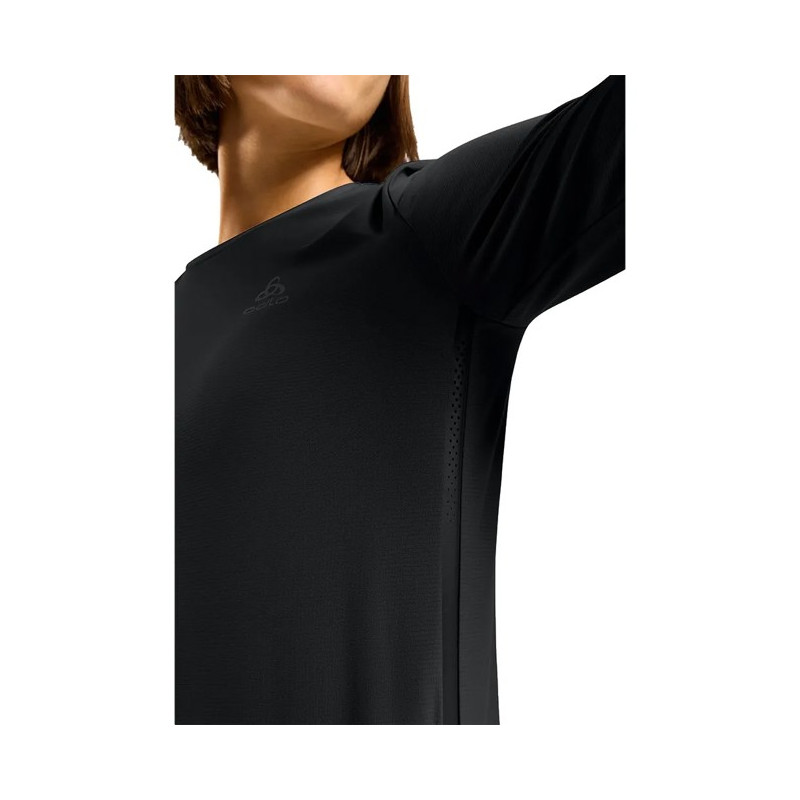 Tričko Odlo T-SHIRT CREW LS ZW CHILL-TEC Black