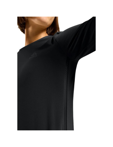 Marškinėliai Odlo T-SHIRT CREW LS ZW CHILL-TEC Black