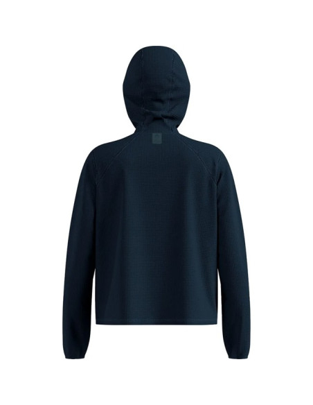 Felpa Odlo MID LAYER HOODY CUBIC Dark Sapphire