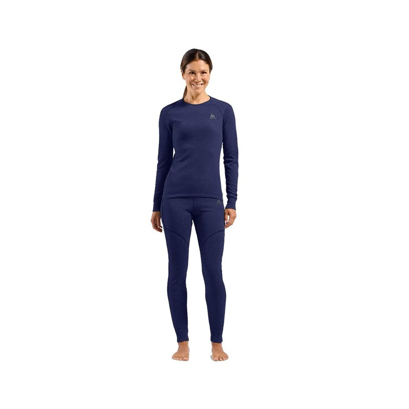 Leggings Odlo BL BOTTOM LONG ACTIVE X-WARM Skipper Blu