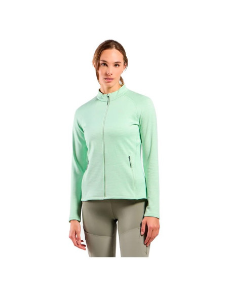 Polar Fleece Odlo MID LAYER FZ TENCIA Ambrosia Melange