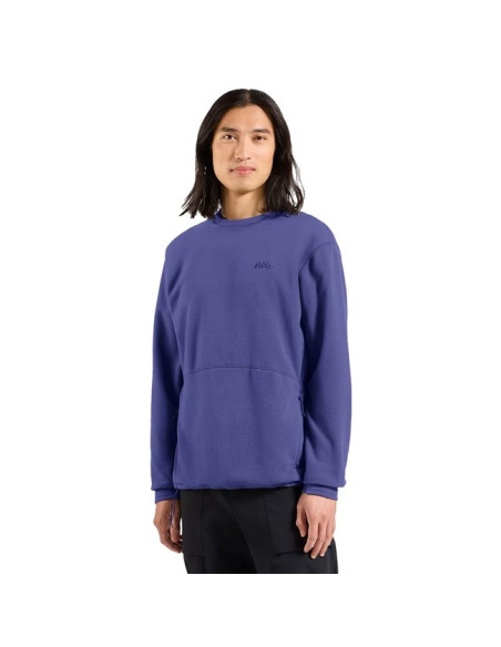 Polar Fleece Odlo MID LAYER CLASSIC CREW Skipper Blue