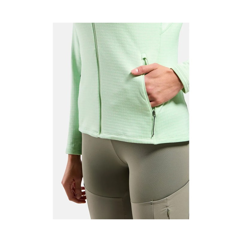 Fleece Odlo MID LAYER FZ TENCIA Ambrosia Melange