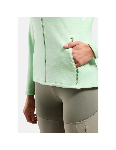 Fliskakna Odlo MID LAYER FZ TENCIA Ambrosia Melange