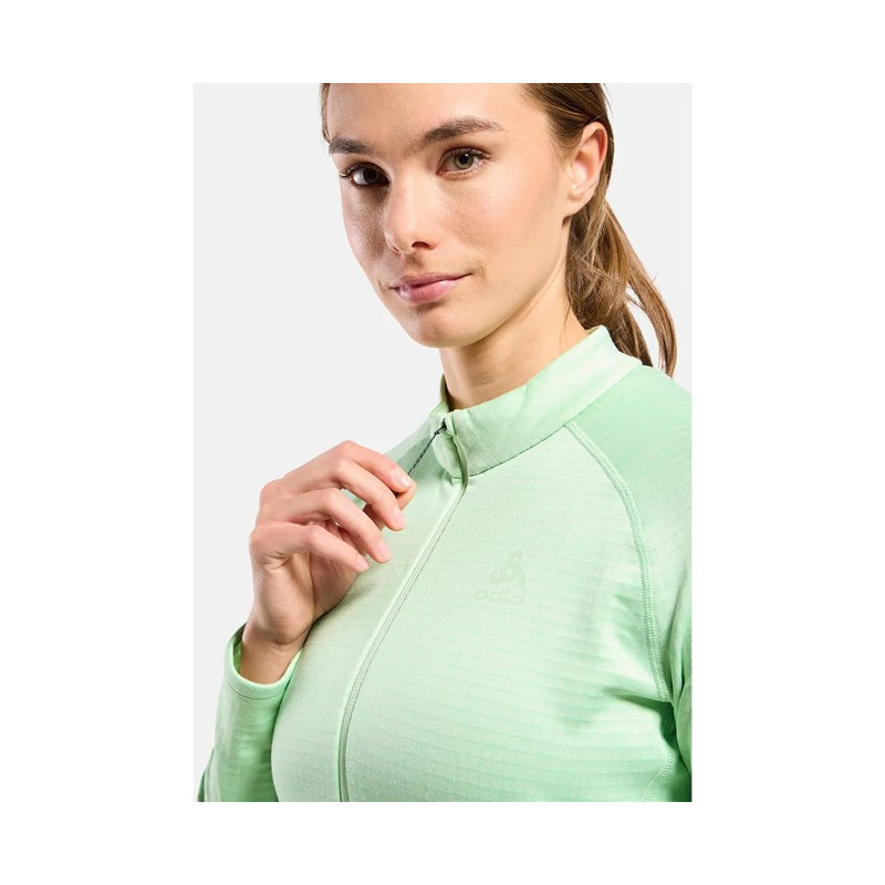 Podszewka polarowa Odlo MID LAYER FZ TENCIA Ambrosia Melange