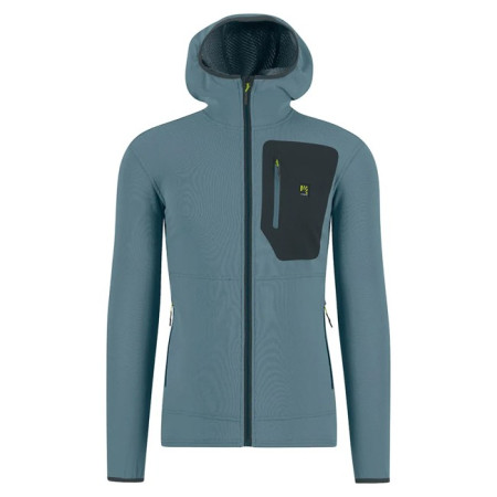 Fleece Karpos ANTERMOIA HOODIE Smoke Blue/Woodl
