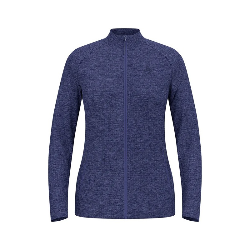 Fleeceová mikina Odlo MID LAYER FZ TENCIA Skipper Blue Melange