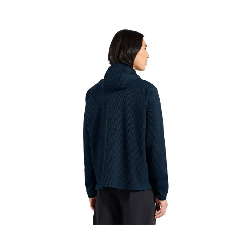 Megztinis Odlo MID LAYER HOODY CUBIC Dark Sapphire
