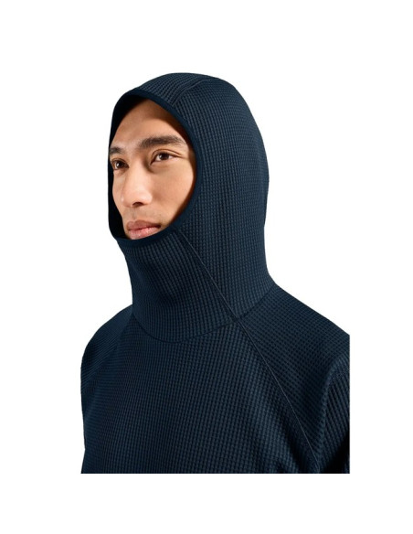 Bluza Odlo MID LAYER HOODY CUBIC Dark Sapphire