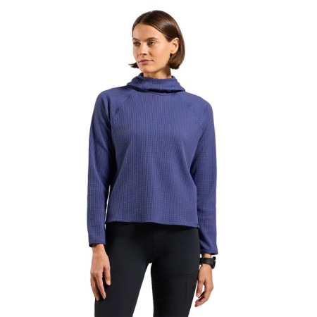 Sudadera Odlo MID LAYER HOODY CUBIC Skipper Blue