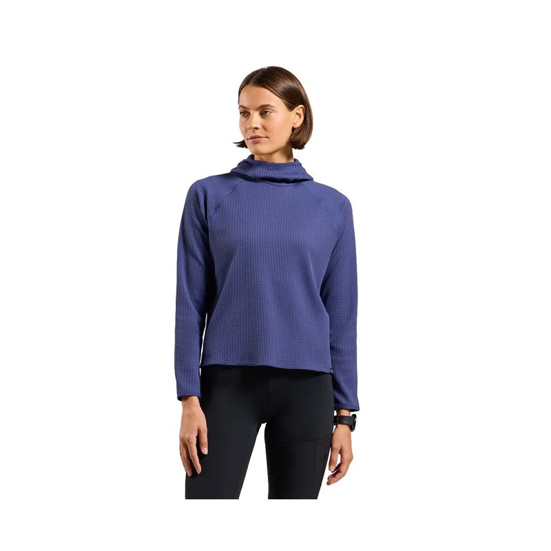 Sweatshirt Odlo MID LAYER HOODY CUBIC Skipper Blue