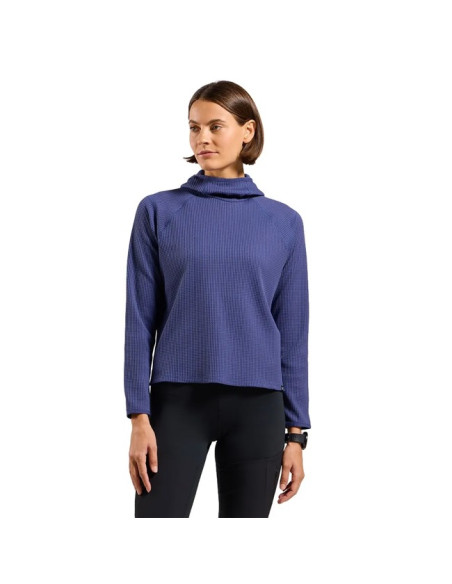 Sweatshirt Odlo MID LAYER HOODY CUBIC Skipper Blue