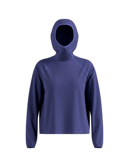 Jopica s kapuco Odlo MID LAYER HOODY CUBIC Skipper Blue