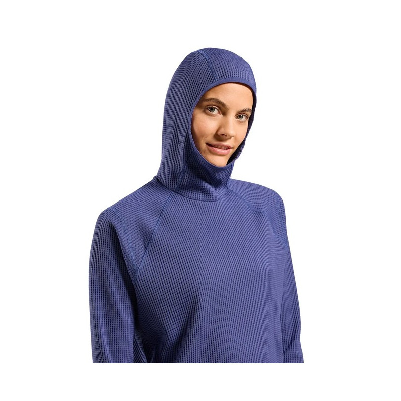 College Odlo MID LAYER HOODY CUBIC Skipper Blue