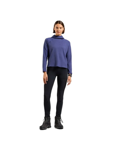 Sweatshirt Odlo MID LAYER HOODY CUBIC Skipper Blue