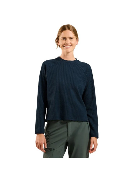 Mikina Odlo MID LAYER CUBIC Dark Sapphire