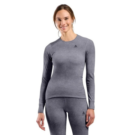 Majica s kratkimi rokavi Odlo TOP CREW LS ACT WARM X POW Skipper Bl