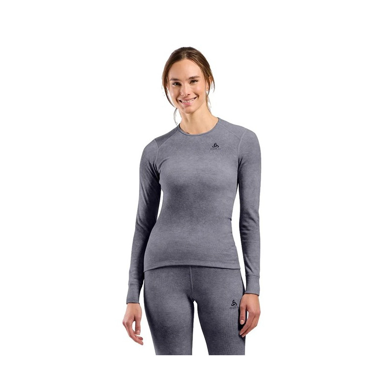 Póló Odlo TOP CREW LS ACT WARM X POW Skipper Bl